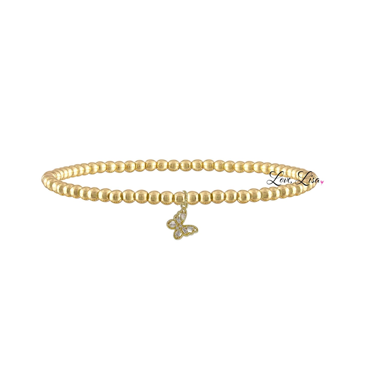 Sami Luxe Charm Bracelet Collection - 3mm Beaded Bracelets