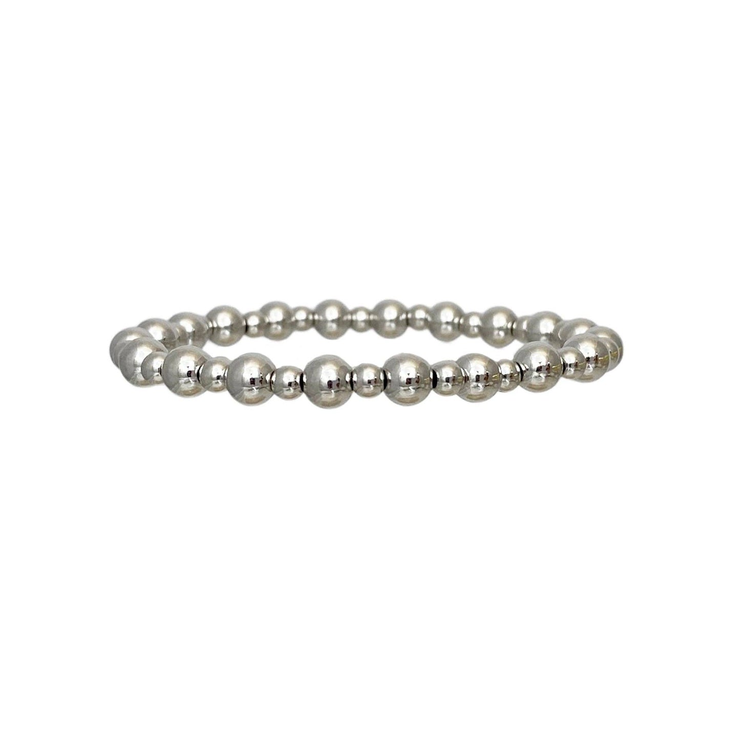 Stacy Plain Beaded Stretch Bracelet