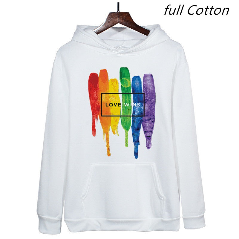 Love Wins Hooded Sweatshirts