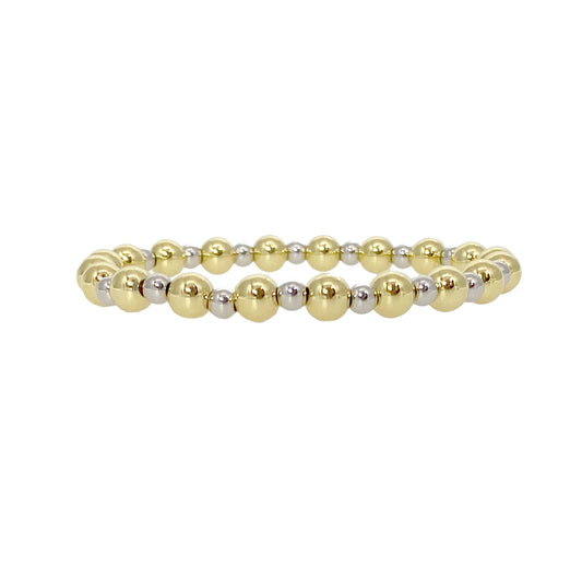 Stacy Plain Beaded Stretch Bracelet