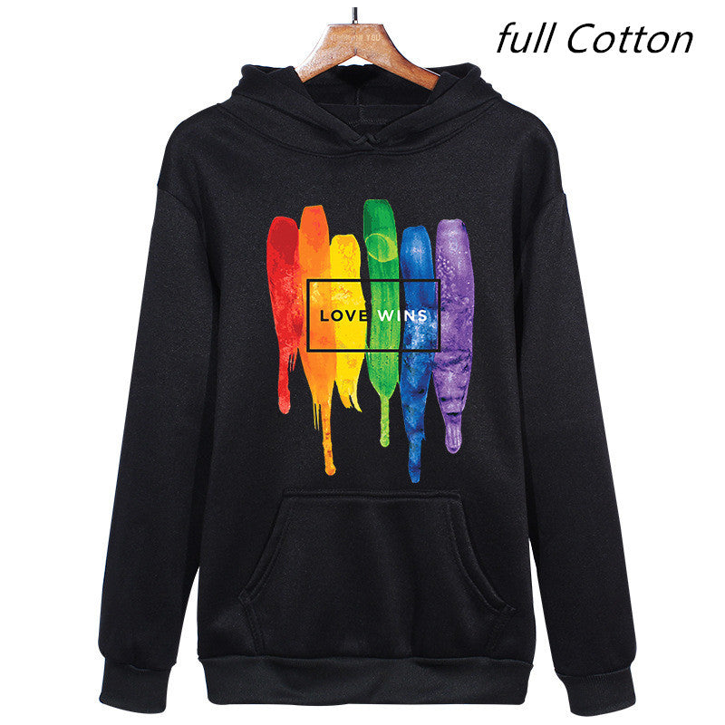 Love Wins Hooded Sweatshirts