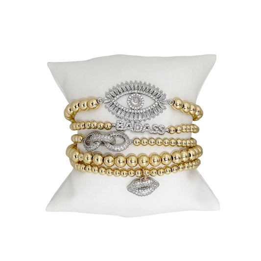 Evil Eye Bracelet Stack