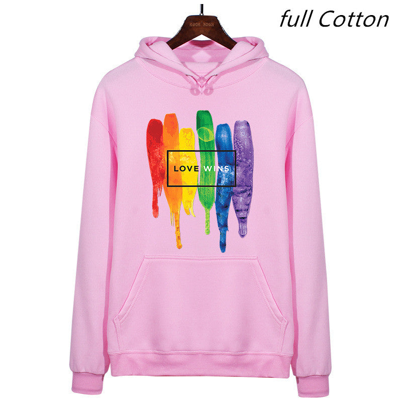 Love Wins Hooded Sweatshirts