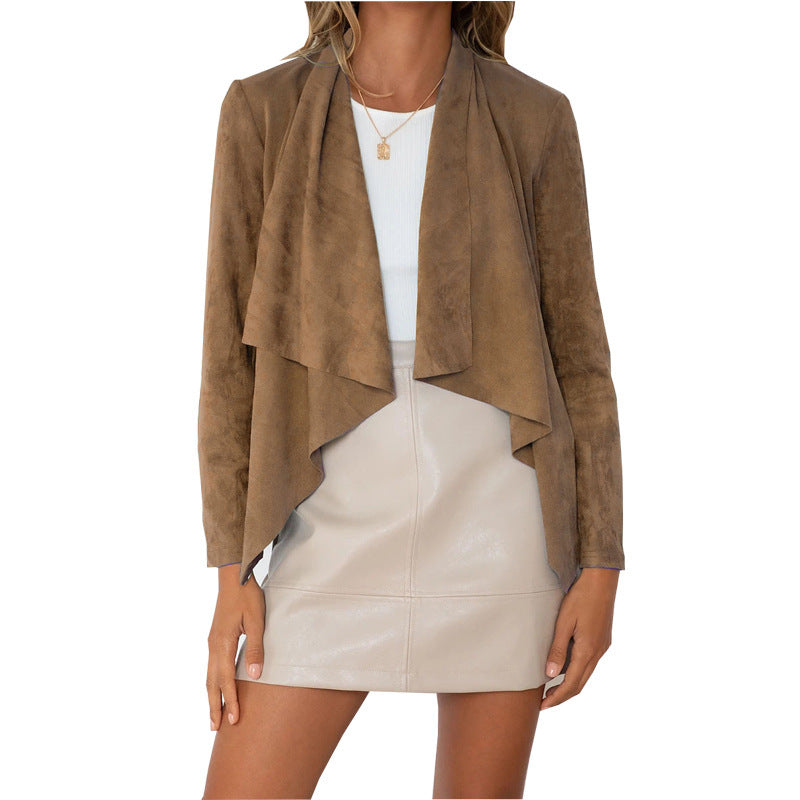 Faux Suede Jacket